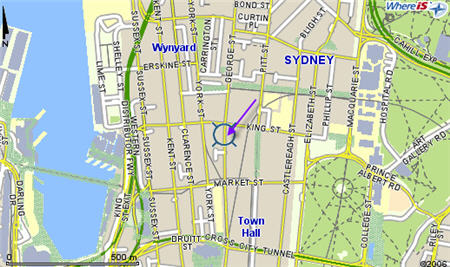 Map - Suite 1A, Level 9, 428 George Street