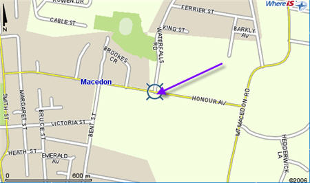 Map - 8 Waterfalls rd, Macedon